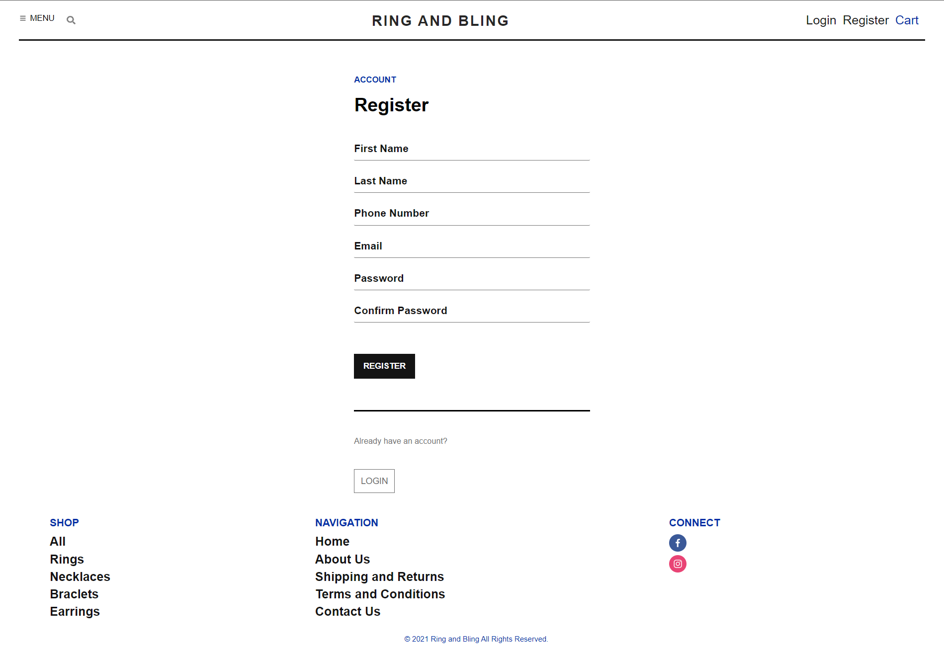 R&B Register